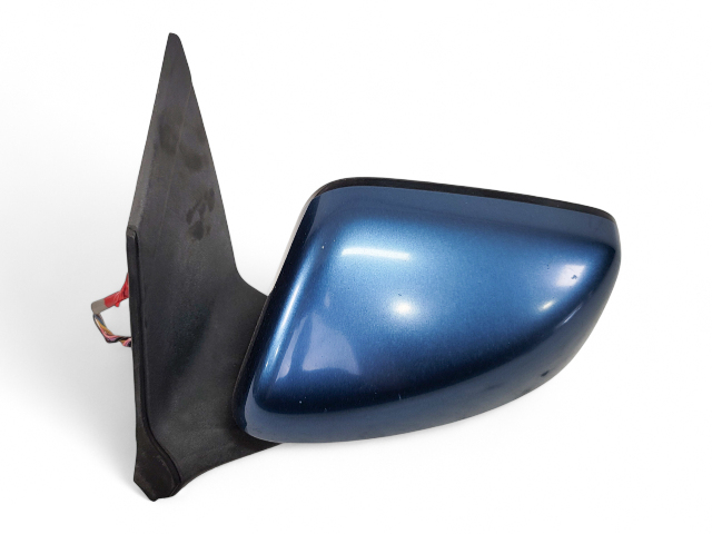 Honda CR-Z CRZ 11-12 Side View Mirror Left/Driver Blue Pearl 76250-SZT-306ZA, E035, OEM, 2011, 2012