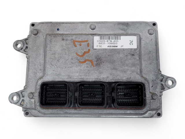 Honda CR-Z CRZ 11 Engine Control Unit Computer ECU 37820-RTW-307, E035, OEM, 2011