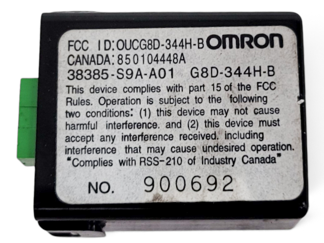 Honda Element 04-11 Anti-theft, Keyless Entry Control Unit Module 38385-S9A-A01, E036, OEM, 2004, 2005, 2006, 2007, 2008, 2009, 2010, 2011