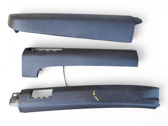 Honda Element 05-11 Roof Panel Molding Right/Passenger Set of 3 Black 75210-SCV-A01ZC, E036, OEM, 2005, 2006, 2007, 2008, 2009, 2010, 2011