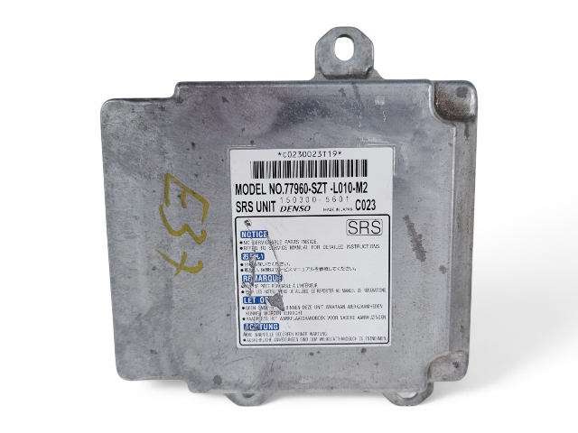 Honda CR-Z CRZ 12 SRS Unit Air Module Computer Bag 77960-SZT-L01, E037, OEM, 2012