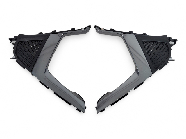 Honda CR-Z CRZ 11-16 Center Console Cover Trim Panel Left/Right Set, 77272-SZT-G01ZA, E037, OEM, 2011, 2012, 2013, 2014, 2015, 2016