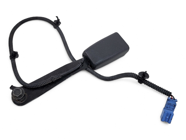 Honda CR-Z CRZ 11-16 Seat Seatbelt Buckle Front Left/Driver Black, 04816-SZT-A01ZA, E037, OEM, 2011, 2012, 2013, 2014, 2015, 2016
