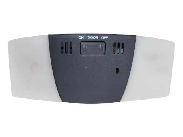 Nissan 370Z 12-20 Overhead Console Map Light Lamp Black 226430-1EA6A, E038, OEM, 2012, 2013, 2014, 2015, 2016, 2017, 2018, 2019, 2020