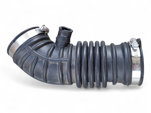 Nissan 370Z 09-20 Air Cleaner Duct Tube Right/Passenger 16576-EY00A, E038, OEM, 2009, 2010, 2011, 2012, 2013, 2014, 2015, 2016, 2017, 2018, 2019, 2020