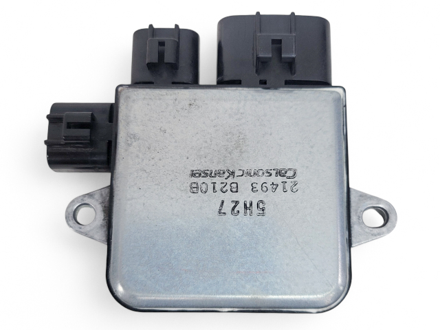 Nissan 370Z 09-20 Radiator Cooling Fan Control Module, 21493-4GA0A, E038, OEM, 2009, 2010, 2011, 2012, 2013, 2014, 2015, 2016, 2017, 2018, 2019, 2020