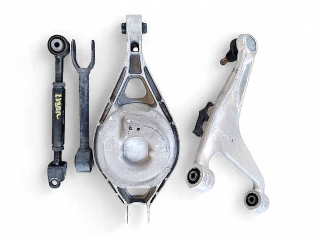 Nissan 370Z 09-20 Upper Control Arm Rear Right/Passenger Set, 55501-6GP0A, E038, OEM, 2009, 2010, 2011, 2012, 2013, 2014, 2015, 2016, 2017, 2018, 2019, 2020