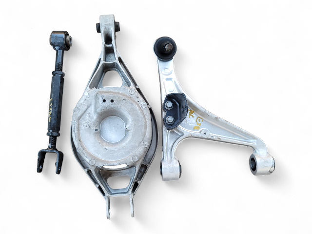Nissan 370Z 09-20 Upper Control Arm Rear Left/Driver Set, 55502-JK02A, E038, OEM, 2009, 2010, 2011, 2012, 2013, 2014, 2015, 2016, 2017, 2018, 2019, 2020