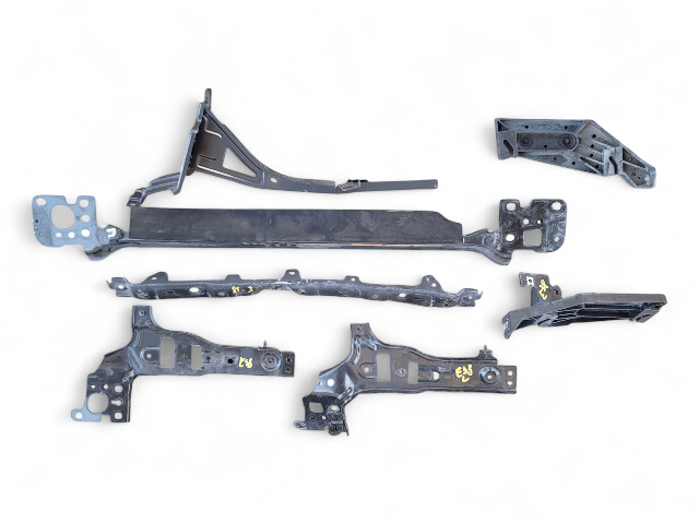 Nissan 370Z 09-20 Radiator Support Upper Tie Bar Bracket Set, 62550-1EA0A, E038, OEM, 2009, 2010, 2011, 2012, 2013, 2014, 2015, 2016, 2017, 2018, 2019, 2020