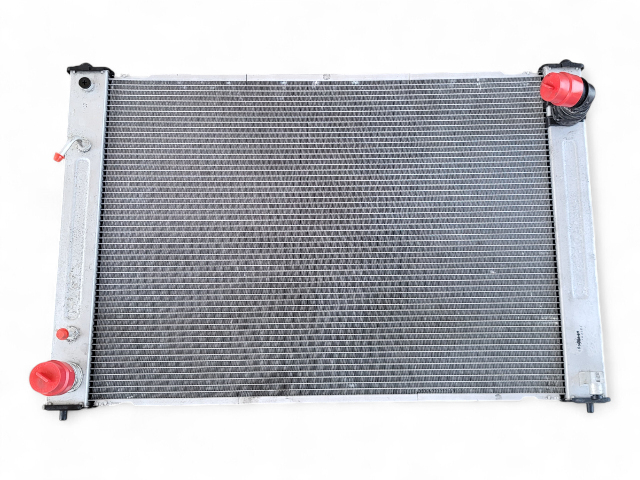 Nissan 370Z 09-20 Radiator Condenser Assembly. 21460-JK90B, E038, OEM, 2009, 2010, 2011, 2012, 2013, 2014, 2015, 2016, 2017, 2018, 2019, 2020