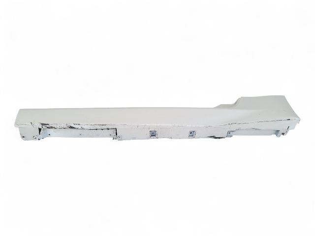 Nissan 370Z 09-20 Rocker Panel Molding Left/Driver White 76851-1EA0H, E038, OEM, 2009, 2010, 2011, 2012, 2013, 2014, 2015, 2016, 2017, 2018, 2019, 2020