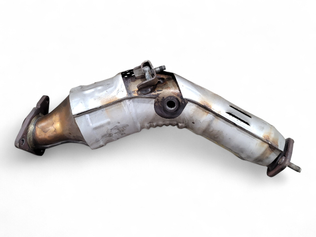 Nissan 370Z 13-20 Left Engine Exhaust Manifold Downpipe 3.7L B08B3-4GB0B, E038, OEM, 2013, 2014, 2015, 2016, 2017, 2018, 2019, 2020