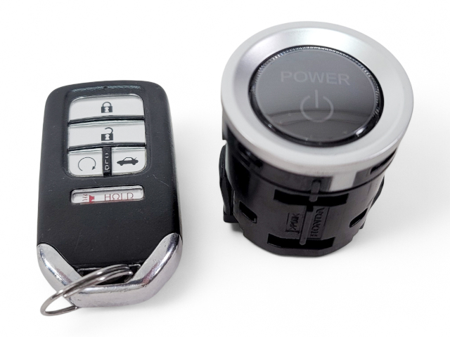 Honda Accord 18-22 Start Stop Ignition Switch w/Key Fob 35881-TMA-H01, E039, OEM, 2018, 2019, 2020, 2021, 2022