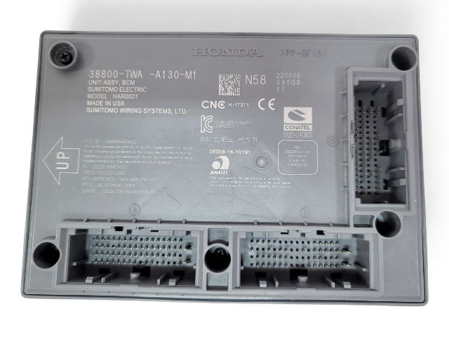 Honda Accord 21-22 Sedan Body Control Module Computer, 38809-TVA-A43, E039, OEM, 2021, 2022