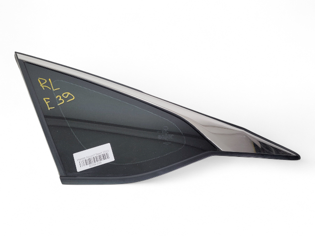 Honda Accord 18-22 Sedan Quarter Glass Window Left/Driver, 73550-TVA-A01, E039, OEM, 2018, 2019, 2020, 2021, 2022