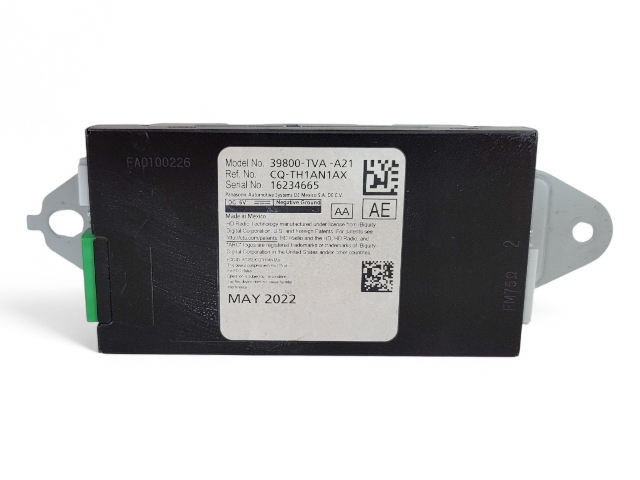 Honda Accord 21-22 Antenna Tuner Controller Unit XM 39800-TVA-A21, E039, OEM, 2021, 2022