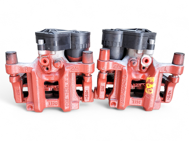 Honda Accord 18-22 Brake Caliper Rear Right/Left Set, 43018-TVA-A05, E039, OEM, 2018, 2019, 2020, 2021, 2022