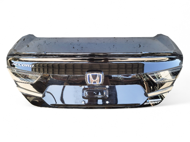 Honda Accord 18-22 Sport Trunk Deck Luggage Lid Black, 68500-TVA-A10ZZ, E039, OEM, 2018, 2019, 2020, 2021, 2022