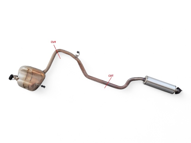 Honda Accord 18-22 Center Exhaust Pipe Muffler, 18307-TWA-A07, E039, OEM, 2018, 2019, 2020, 2021, 2022
