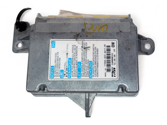 Honda Element 07-11 SRS Unit Air Computer Bag Module 77960-SCV-A01, E040, OEM, 2007, 2008, 2009, 2010, 2011