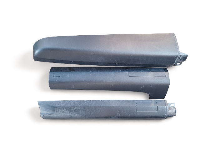 Honda Element 05-11 Roof Panel Molding Left/Driver Set of 3 Black Textured, E040, OEM, 2005, 2006, 2007, 2008, 2009, 2010, 2011