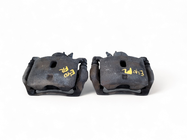 Honda Element 03-11 Brake Caliper Assembly, Front Left/Right Set,  A/T 45019-SCV-A03, E040, OEM, 2003, 2004, 2005, 2006, 2007, 2008, 2009, 2010, 2011