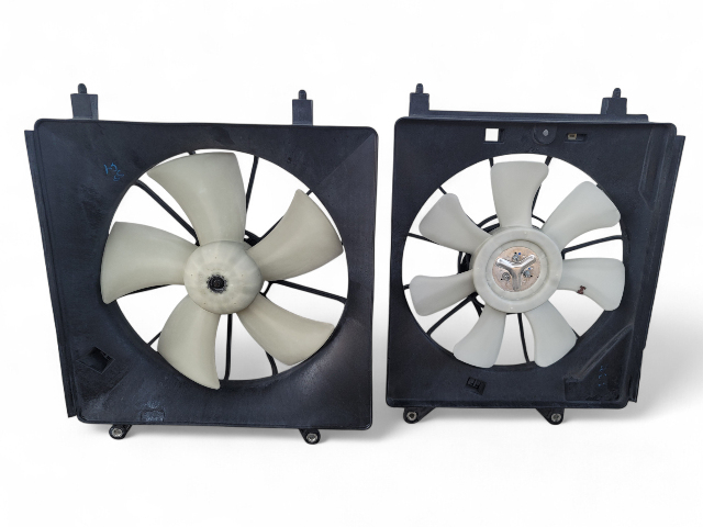Honda Element 03-11 EX Radiator/Condenser Cooling Fan w/Motor Shroud Set, E041, OEM, 2003, 2004, 2005, 2006, 2007, 2008, 2009, 2010, 2011
