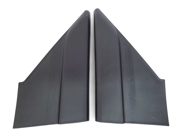 Honda Element 03-11 EX Interior Side View Mirror Cover Trim Garnish Set, E041, OEM, 2003, 2004, 2005, 2006, 2007, 2008, 2009, 2010, 2011