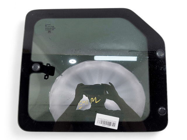 Honda Element 03-11 Rear Left/Driver Door Glass Window 73451-SCV-A11, E041, OEM, 2003, 2004, 2005, 2006, 2007, 2008, 2009, 2010, 2011
