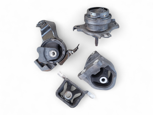Honda Element 03-11 Engine Rubber Mount Set(4) 50810-S7D-003, 50821-SCV-A03, 50815-SCV-A84, E041, OEM, 2003, 2004, 2005, 2006, 2007, 2008, 2009, 2010, 2011