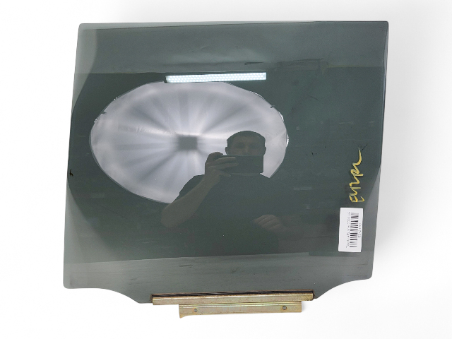 Toyota 4Runner 03-09 Door Glass Rear Left Side 68114-35100, E042, OEM, 2003, 2004, 2005, 2006, 2007, 2008, 2009
