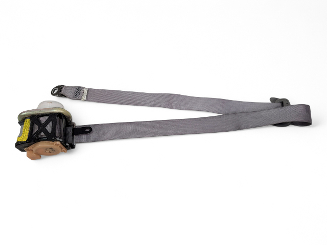 Toyota 4Runner 03-04 Seat Belt Seatbelt Front Left/Driver Gray 73220-35750-B0, E042, OEM, 2003, 2004