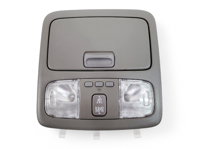Toyota 4Runner 03-09 Overhead Console Map Light/Lamp, Grey 63670-0W041-B0, E042, OEM, 2003, 2004, 2005, 2006, 2007, 2008, 2009