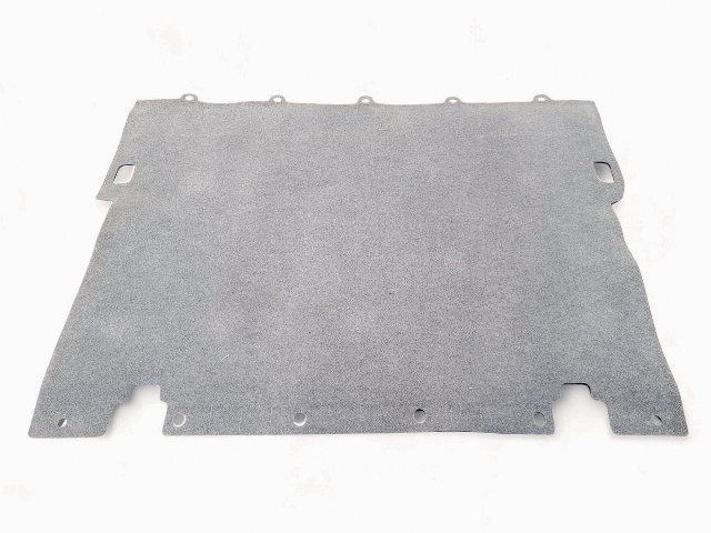Toyota 4Runner 03-09 Rear Trunk Trim Floor Mat Gray 58570-35110-B0, E042, OEM, 2003, 2004, 2005, 2006, 2007, 2008, 2009