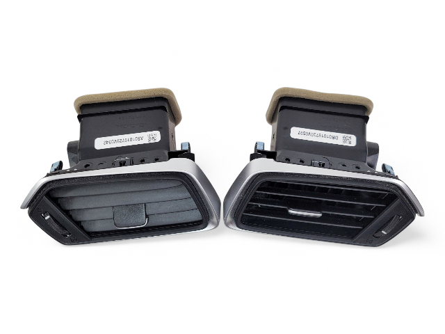 Honda Accord 18-22 A/C Air Vent Panel Left/Right Set (2) Black, 77630-TVA-A01ZA, 77620-TVA-A01ZA, E043, OEM, 2018, 2019, 2020, 2021, 2022