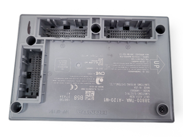 Honda Accord 18-20 Sedan Body Control Module Computer, 38809-TWA-A12, E043, OEM, 2018, 2019, 2020