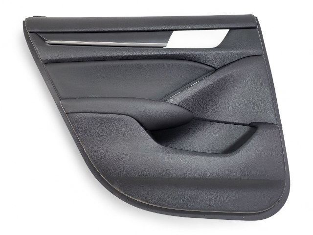Honda Accord 19-22 Sedan Rear Door Panel Trim Left/Driver Black, 83750-TVA-A21ZA, E043, OEM, 2019, 2020, 2021, 2022