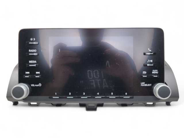 Honda Accord 18-20 Center Display Screen Information, 39710-TVA-A03, E043, OEM, 2018, 2019, 2020