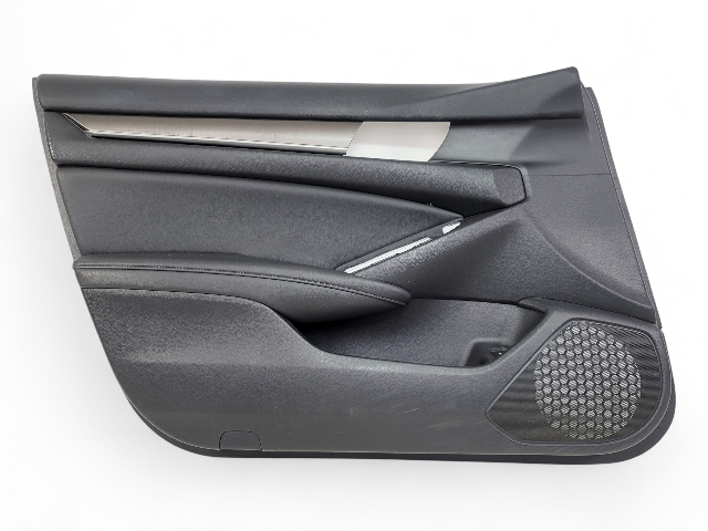 Honda Accord 19 Sport Sedan Front Door Panel Trim Left/Driver Black, 83553-TVA-A41ZA, E043, OEM, 2019