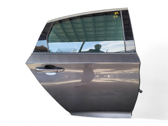 Honda Accord 18-22 Rear Door Assy Right Side Metallic, 67510-TVA-325ZZ, E043, OEM, 2018, 2019, 2020, 2021, 2022