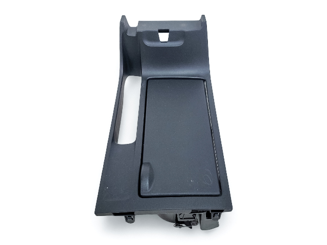 Mazda 3 Speed 07-09 Front Cup Holder Center Console Arm Cover Trim Lid Black BAN6-64-43YA, E044, OEM, 2007, 2008, 2009