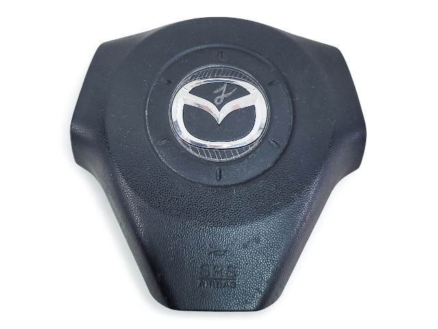 Mazda 3 Speed 04-09 Driver Air Wheel Bag Black BN8P-57-K00A, E044, OEM, 2004, 2005, 2006, 2007, 2008, 2009