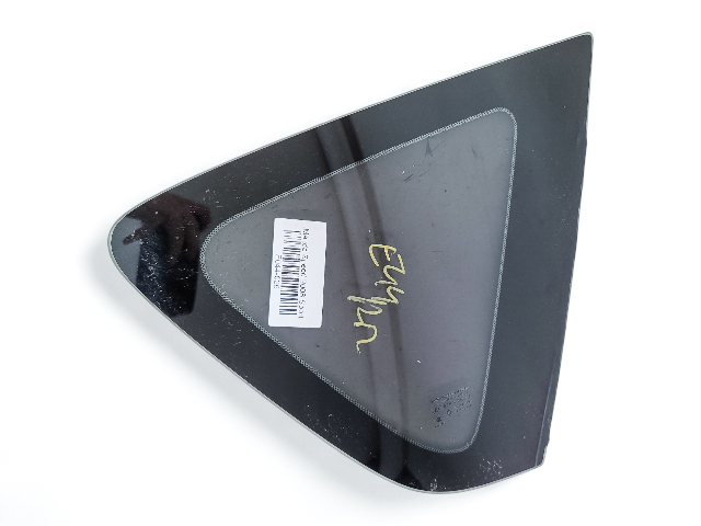 Mazda 3 Speed 04-09 Rear Door Window Glass Right/Passenger BP4K-62-950D, E044, OEM, 2004, 2005, 2006, 2007, 2008, 2009