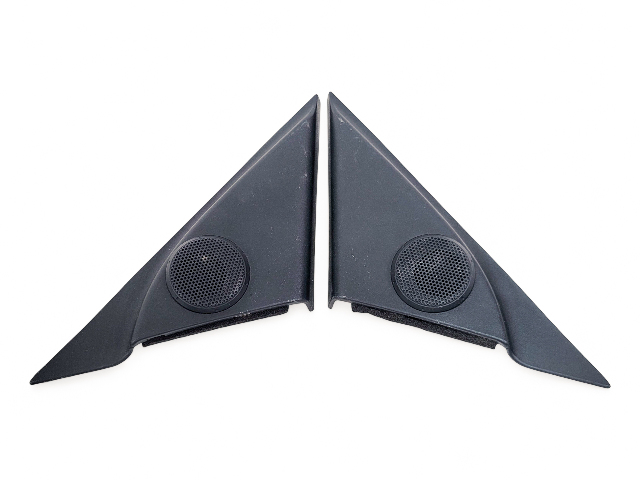 Mazda 3 Speed 04-09 Front Left/Right Door Tweet Speaker Set GK2A-66-960A, E044, OEM, 2004, 2005, 2006, 2007, 2008, 2009