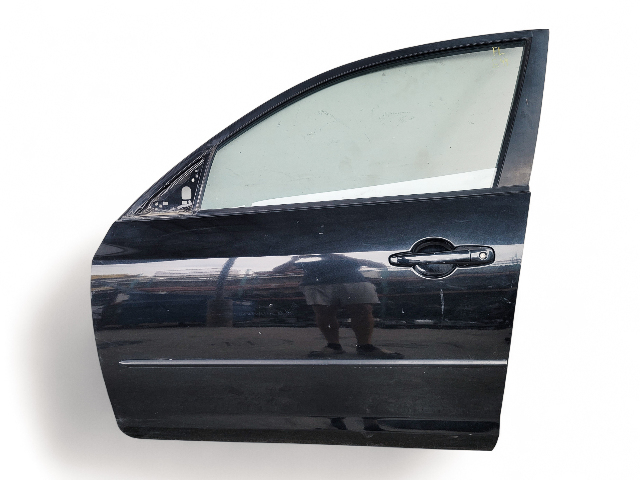 Mazda 3 Speed 04-09 Door Assembly, Left Assembly, Black, BPYK-59-02XJ, E044, OEM, 2004, 2005, 2006, 2007, 2008, 2009