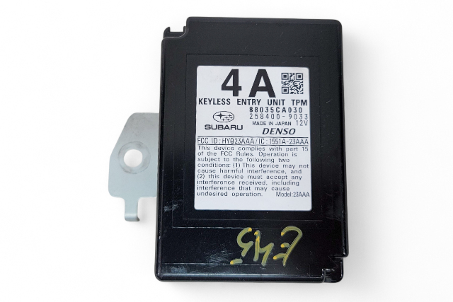 Scion FR-S 13-16 Keyless Entry Unit Module TPM 88035-CA030, E045, OEM, 2013, 2014, 2015, 2016