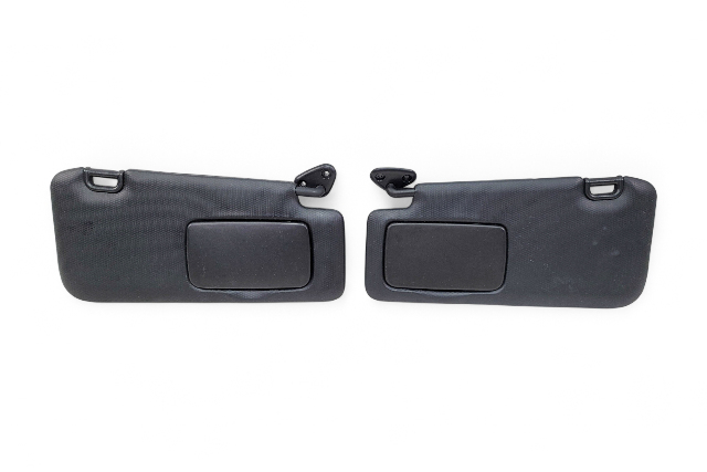 Scion FR-S 13-16 Sun Visor Left/Driver Right/Passenger Black Set SU003-03149, E045, OEM, 2013, 2014, 2015, 2016