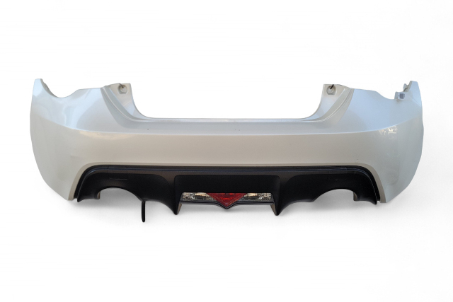 Scion FR-S 13-16 Rear Bumper Cover Assembly, White, SU003-01494, E045, OEM, 2013, 2014, 2015, 2016