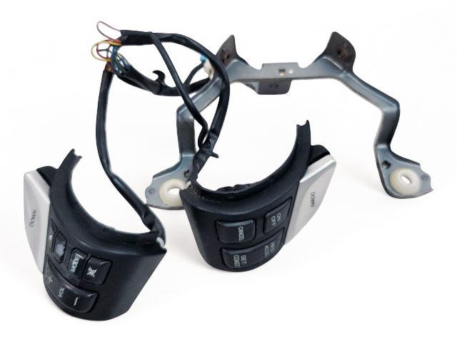 Mazda RX-8 RX8 04-08 Steering Wheel Cruise Audio Radio Control F155-66-4D1B, E046, OEM, 2004, 2005, 2006, 2007, 2008