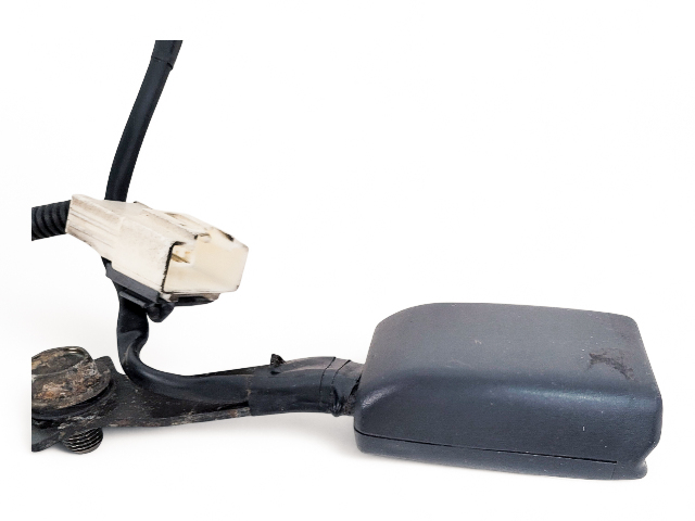 Mazda RX-8 RX8 04-05 Front Seat Belt Buckle Right/Passenger Black F151-57-620A, E046, OEM, 2004, 2005